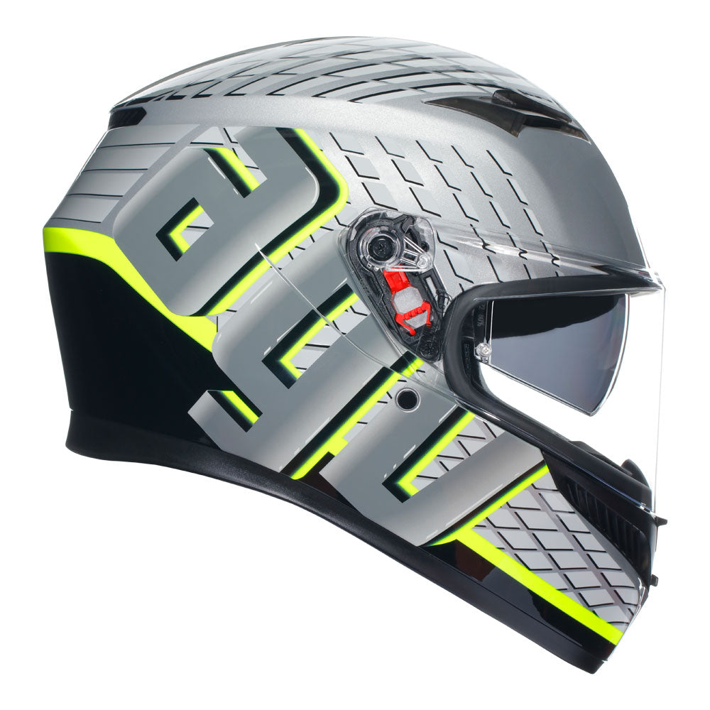 AGV K3 Fortify Grey Black Yellow