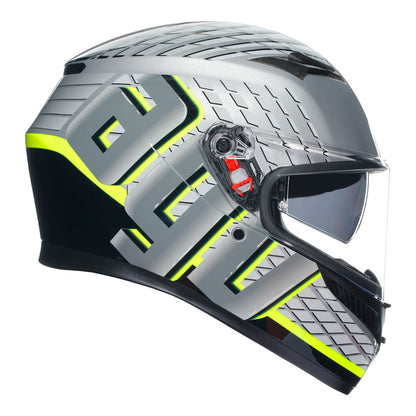 AGV K3 Fortify Grey Black Yellow