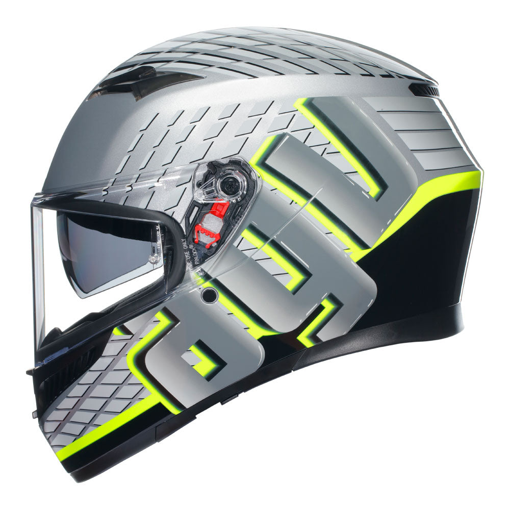 AGV K3 Fortify Grey Black Yellow