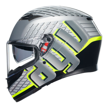 AGV K3 Fortify Grey Black Yellow