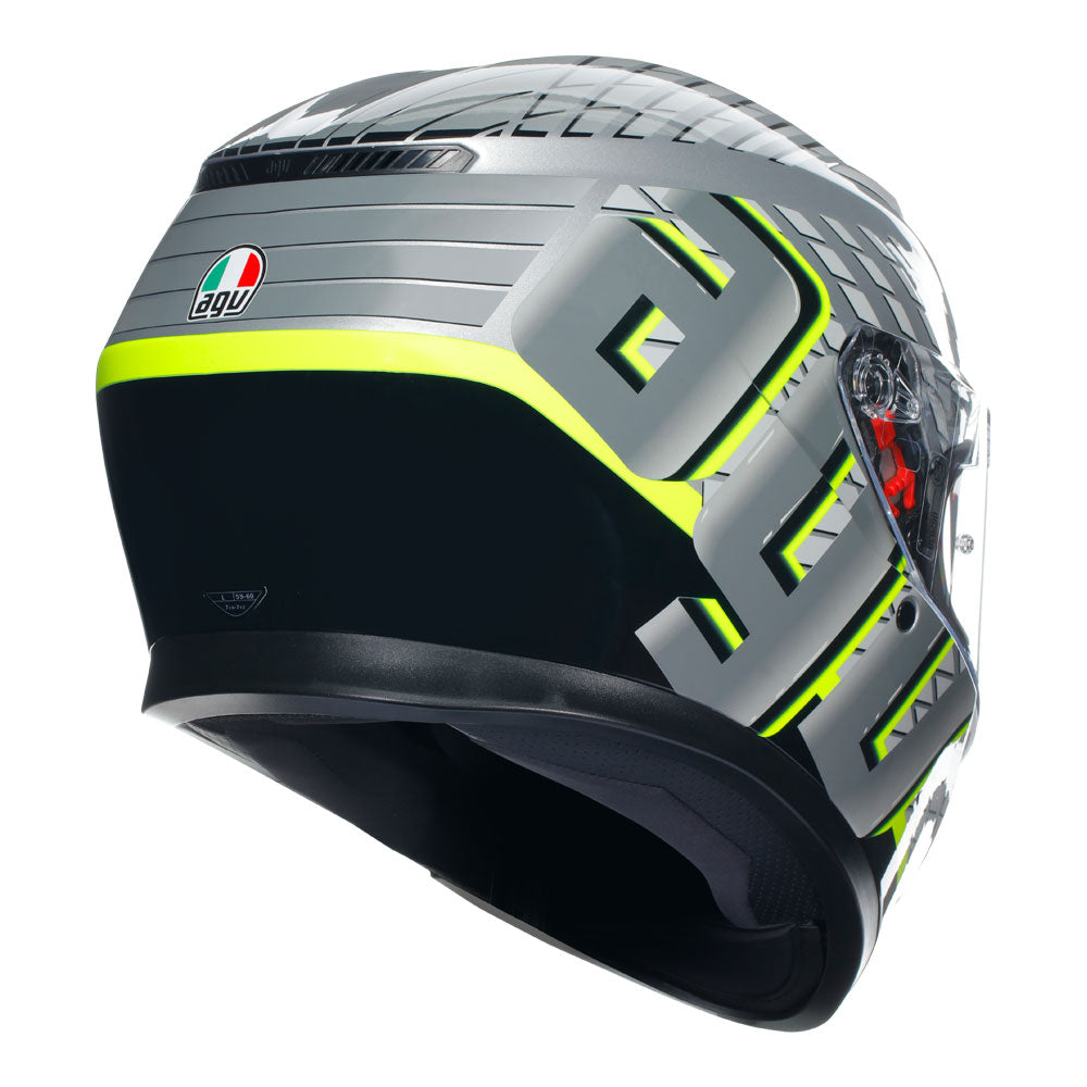 AGV K3 Fortify Grey Black Yellow