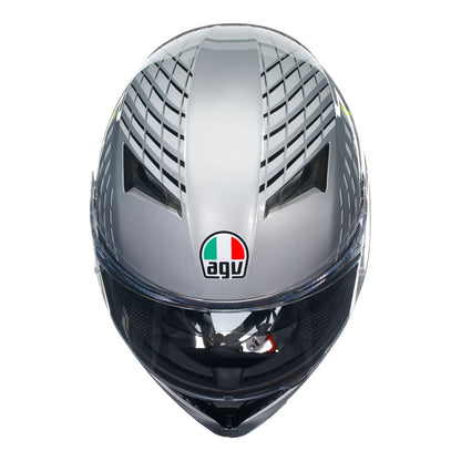 AGV K3 Fortify Grey Black Yellow