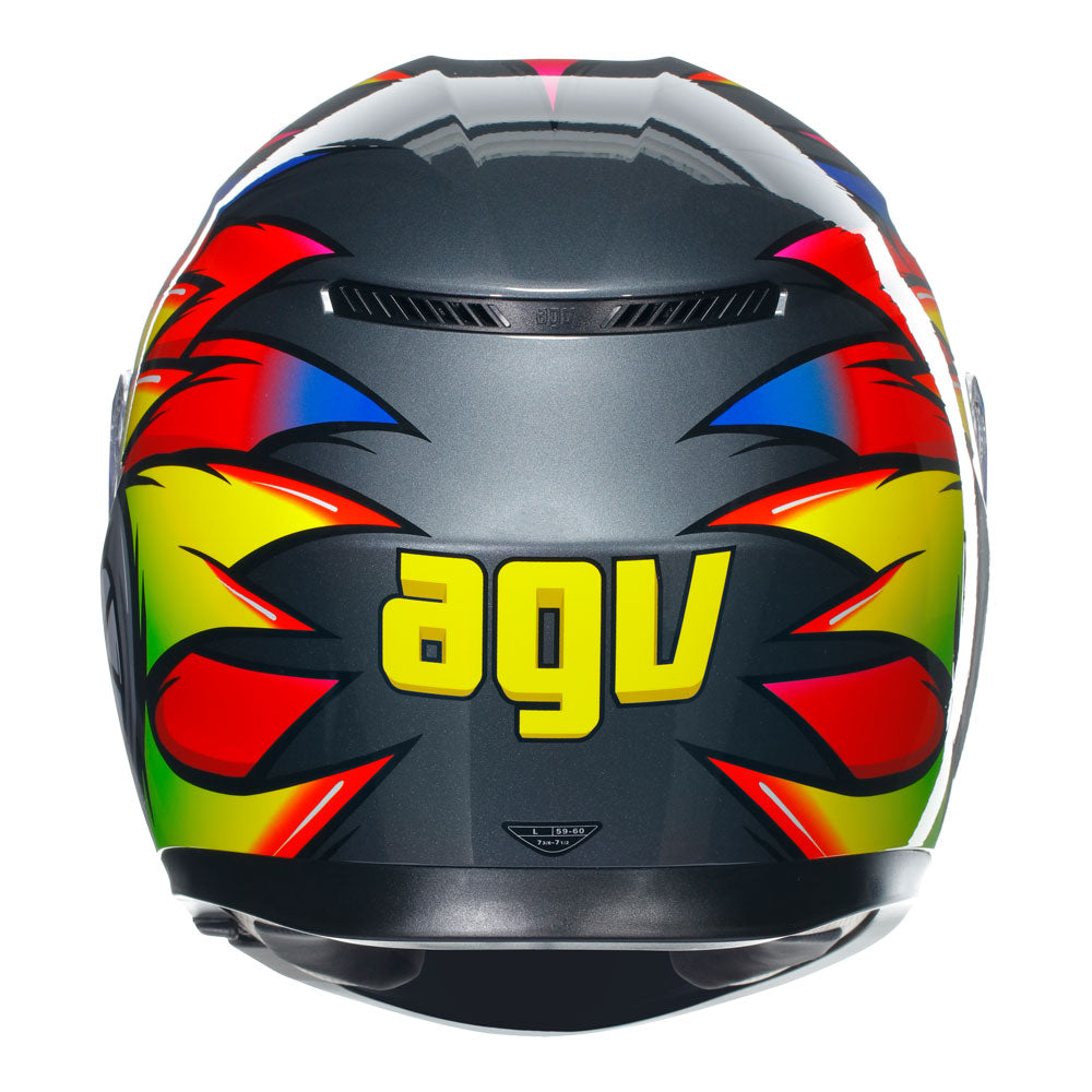 AGV K3 Birdy 2.0 Grey/Yellow/Red
