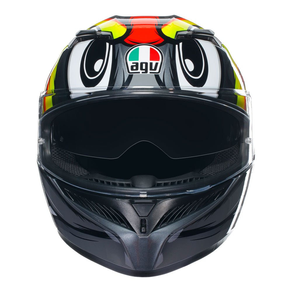 AGV K3 BIRDY 2.0 GREY/YELLOW/RED