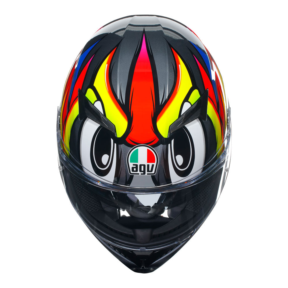 AGV K3 BIRDY 2.0 GREY/YELLOW/RED