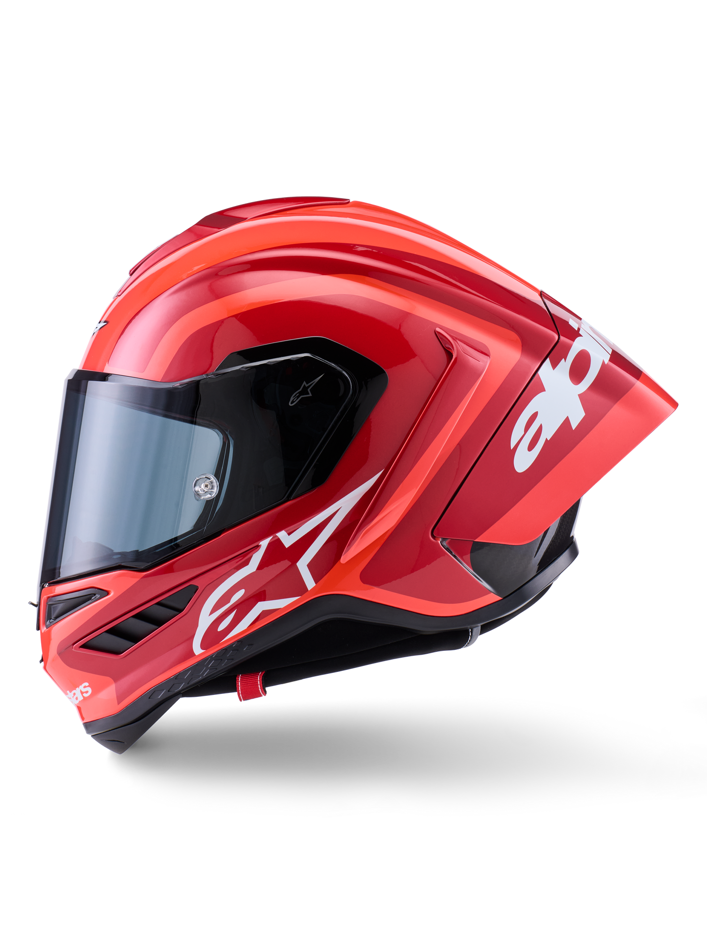 Alpinestars SUPERTECH SR10 ARIUS HELMET ECE06/DOT /FIM BLACK WHITE DOUBLE RED GLOSS