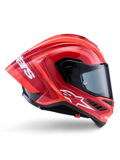 Alpinestars SUPERTECH SR10 ARIUS HELMET ECE06/DOT /FIM BLACK WHITE DOUBLE RED GLOSS