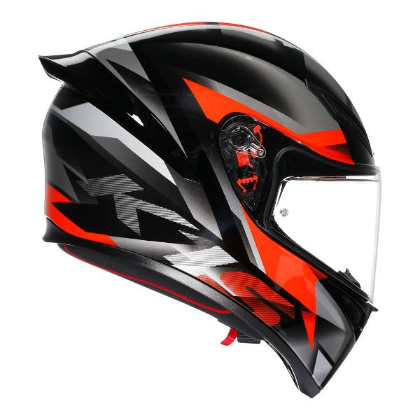 AGV K1 S Fastlap Black/Grey/Red