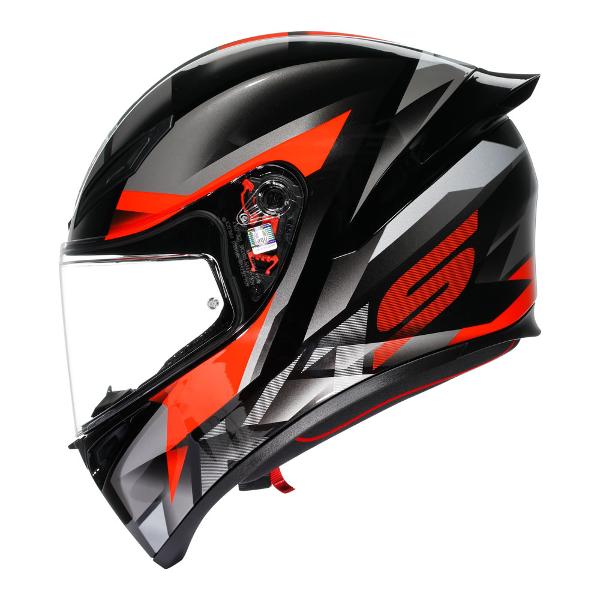 AGV K1 S Fastlap Black/Grey/Red
