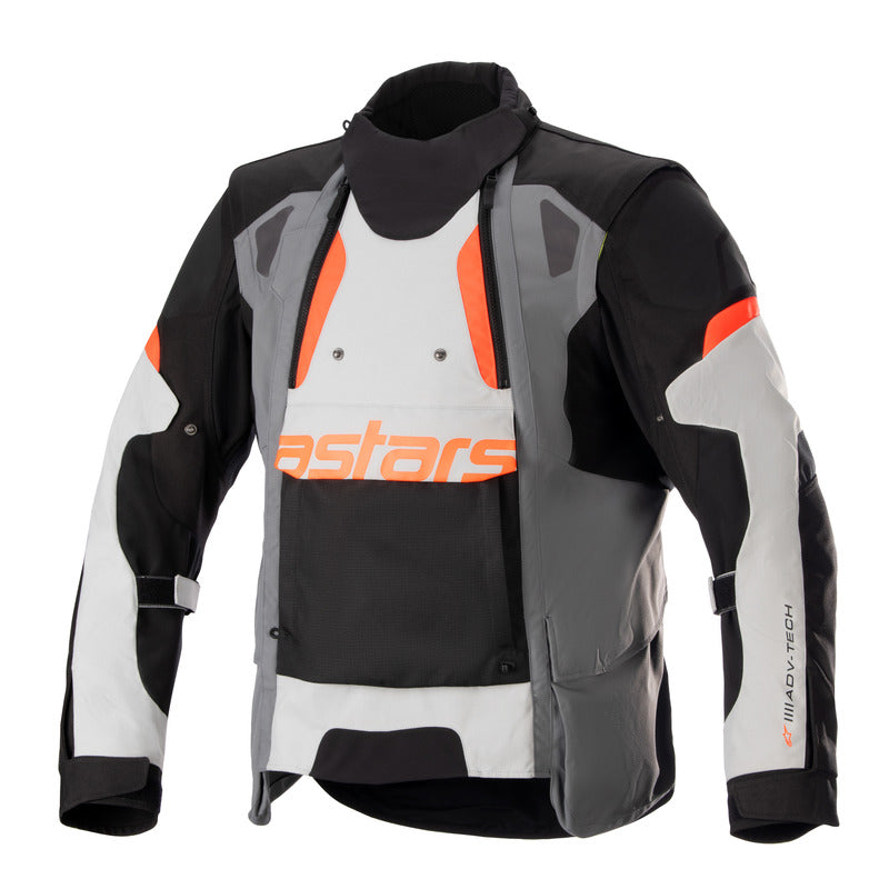 ALPINESTARS HALO DRYSTAR ADVENTURE JACKET DARKGRAY ICEGRAY BLACK