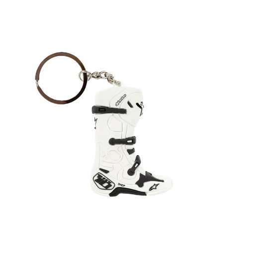 NEW TECH 10 BOOT KEYFOB | WHITE (0020) | One Size