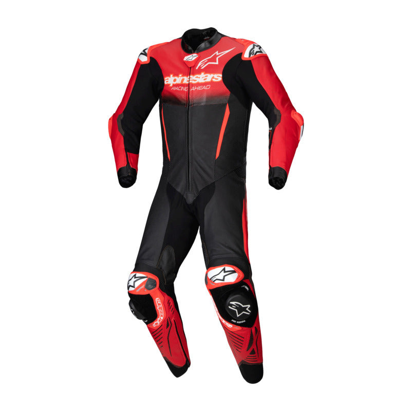 Alpinestars GPR7 1Pc Leather Suit - Black Mid Red