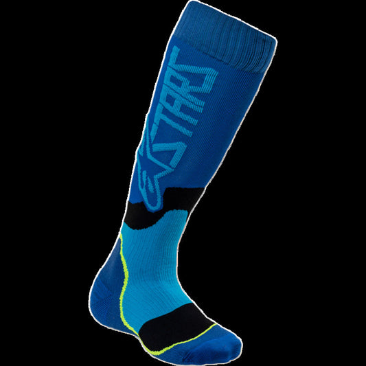 YOUTH MX PLUS-2 SOCKS | BLU BLU