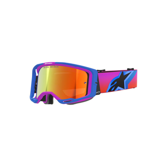 (MX26) VISION 8 CORP GOGGLE | UCLA BLACK PURPLE ORANGE (7286) | MIRROR RED LENS