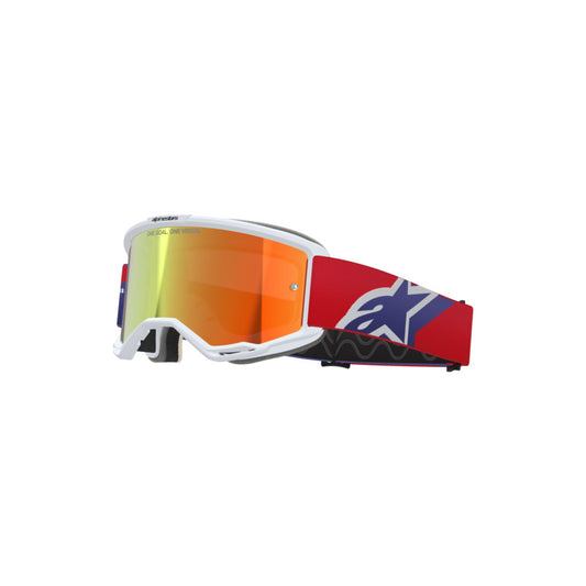 (MX26) VISION 5 CORP GOGGLE | RED PURPLE (3154) | MIRROR RED LENS