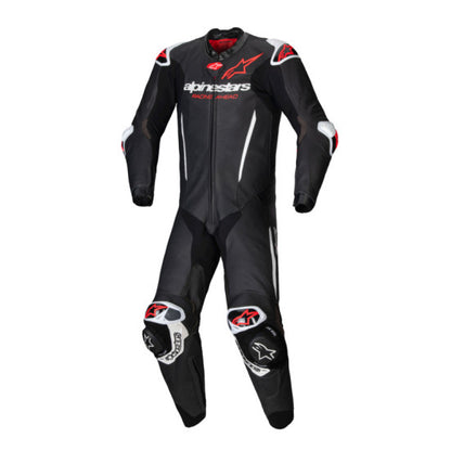 Alpinestars GPR7 1Pc Leather Suit - Black White Fluro Red
