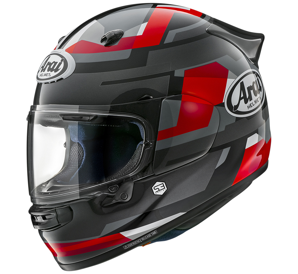 Arai Quantic Abstract Full Face Helmet - Red