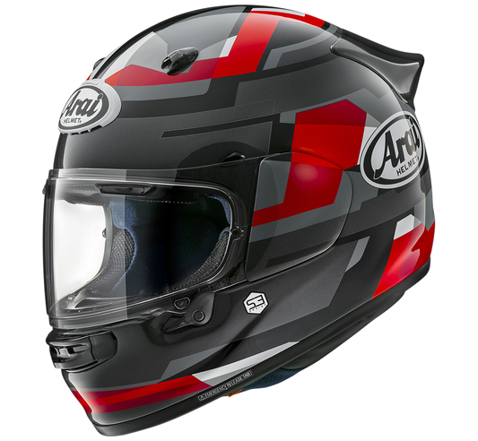 Arai Quantic Abstract Full Face Helmet - Red