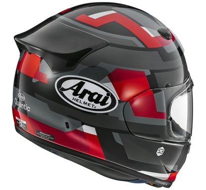 Arai Quantic Abstract Full Face Helmet - Red