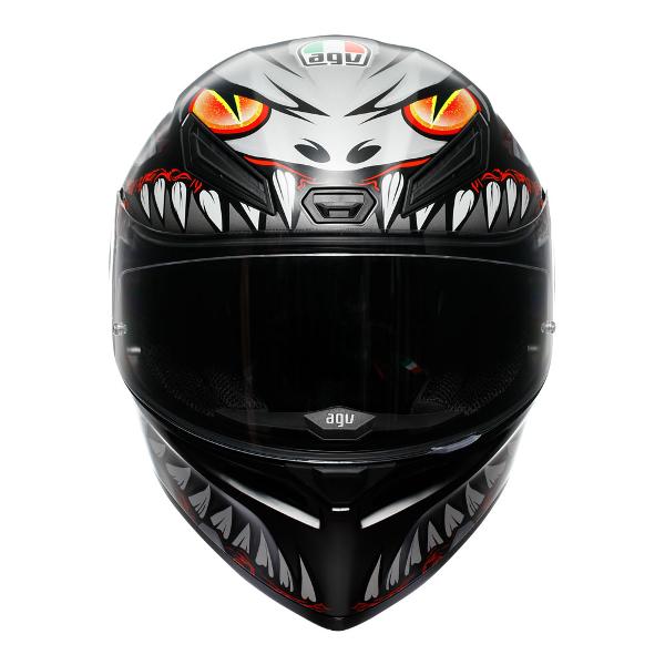 AGV K1 S Lyzard Black/Grey/Red