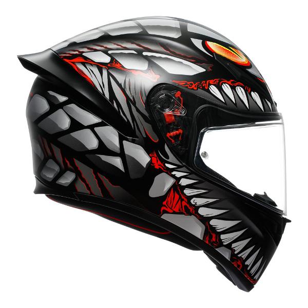 AGV K1 S Lyzard Black/Grey/Red