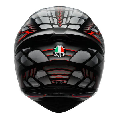 AGV K1 S Lyzard Black/Grey/Red