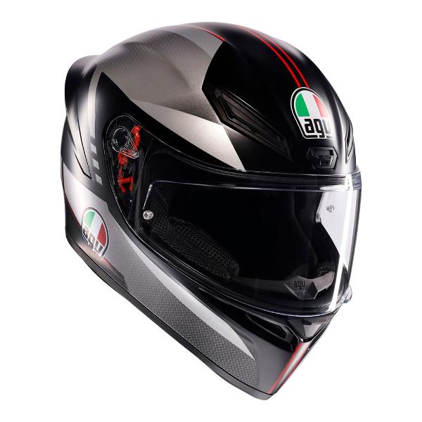 AGV K1 S Lap Matt Black/Grey/Red