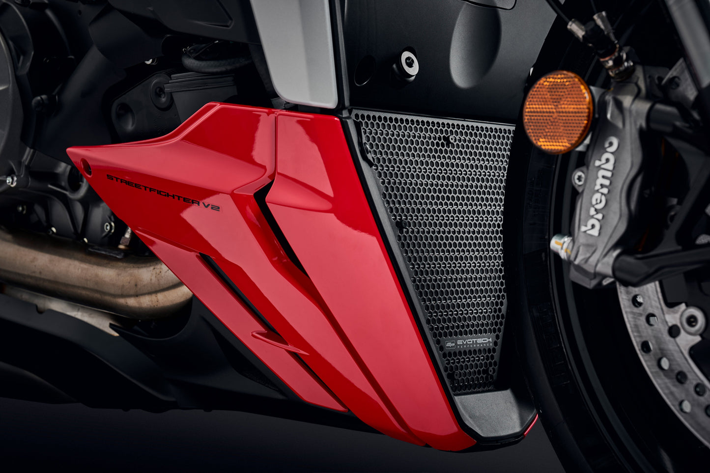 Evotech Ducati Streetfighter V2 Radiator Guard Set (2022 - 2024)
