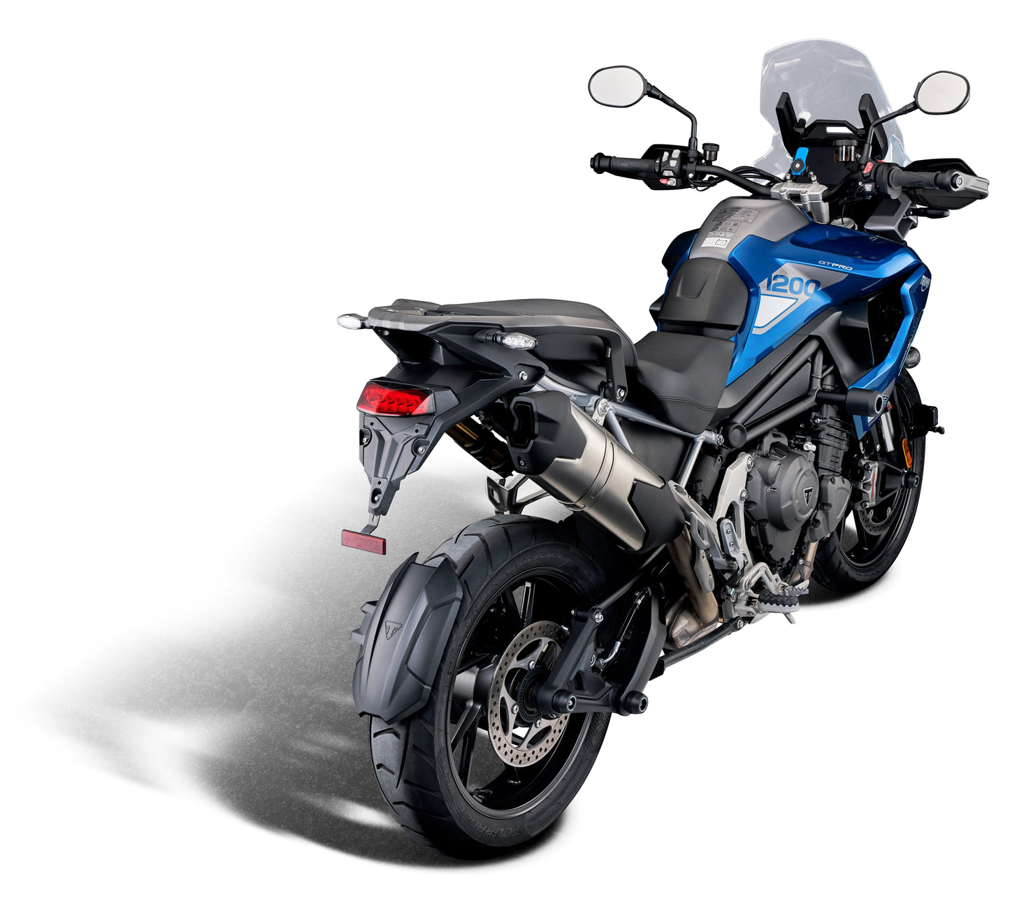 Evotech Quad Lock Compatible Handlebar Clamp Mount - Triumph Tiger 1200 Rally Pro (2022+)