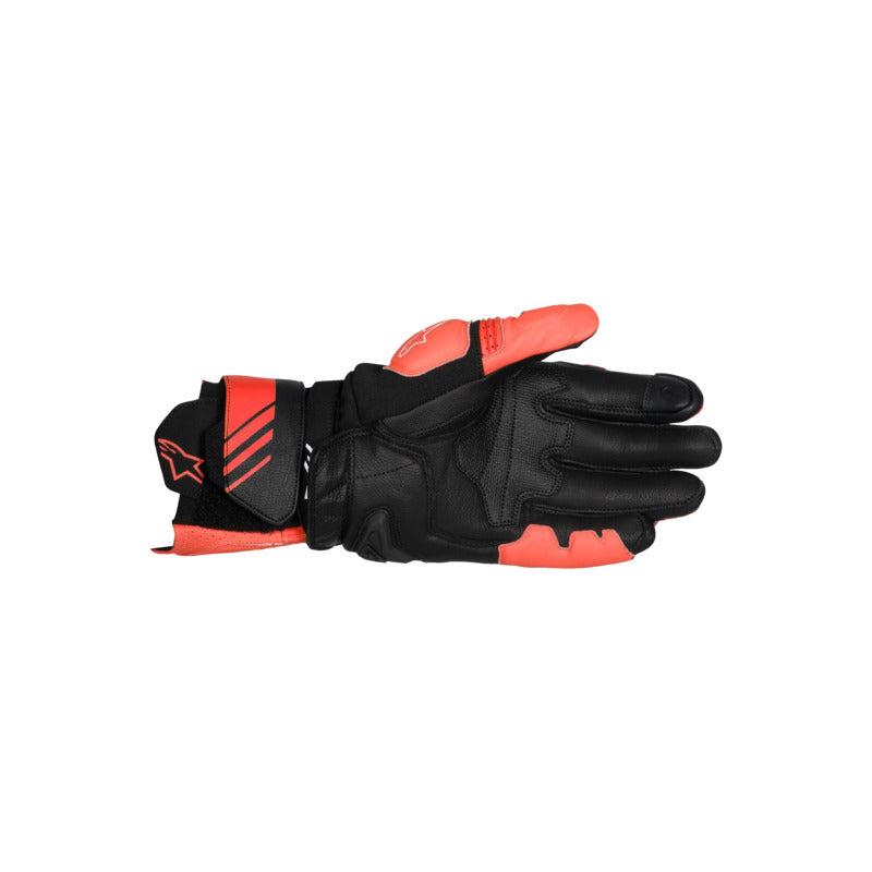 Alpinestars GP Plus R V3 Leather Gloves Bright Red/Red Fluro/Black