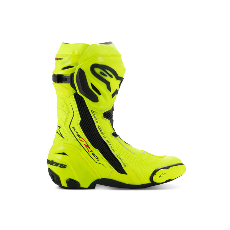 ALPINESTARS SUPERTECH R V2 BOOT FLURO YELLOW BLACK