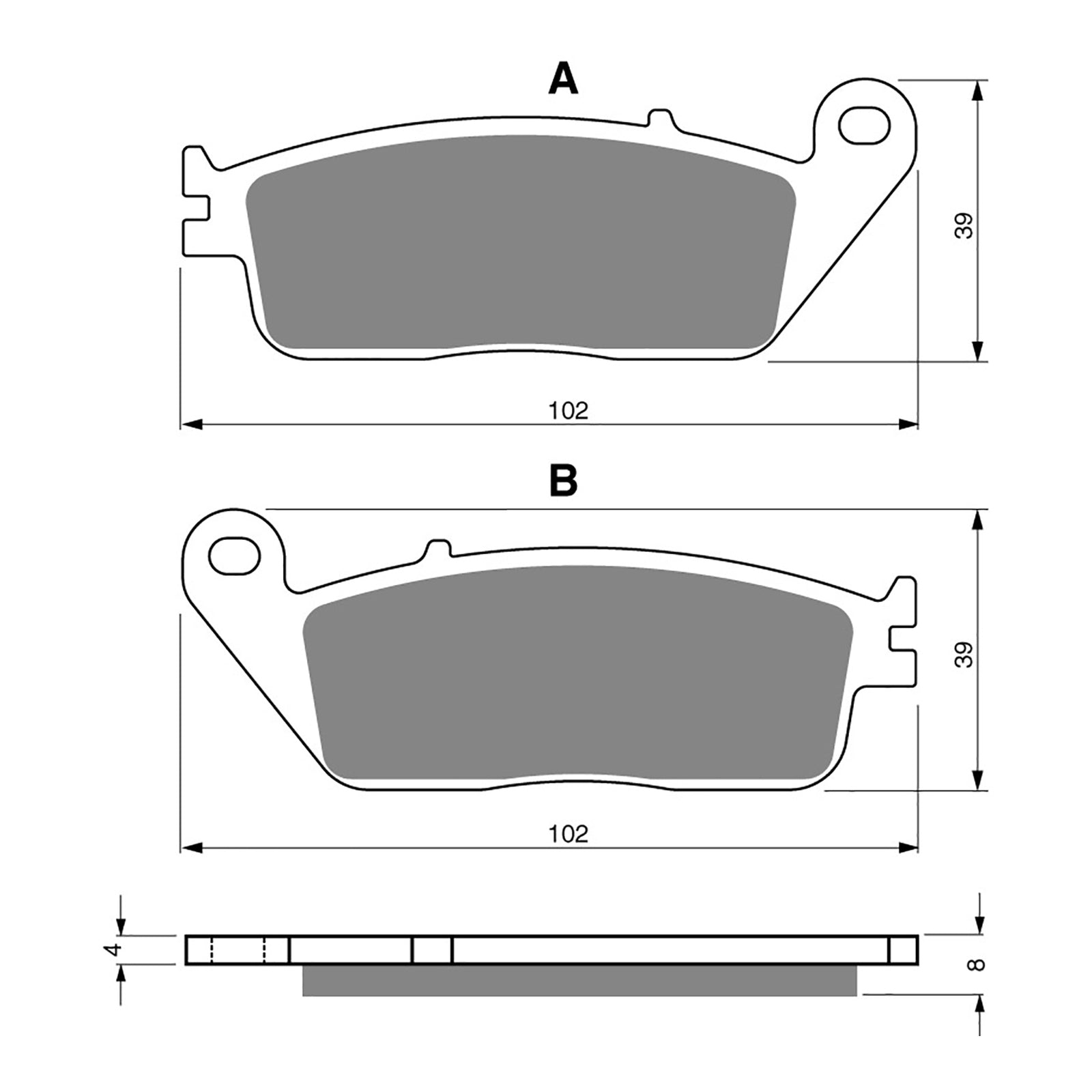 GOLDfren Brake Pads GF022 - GP5
