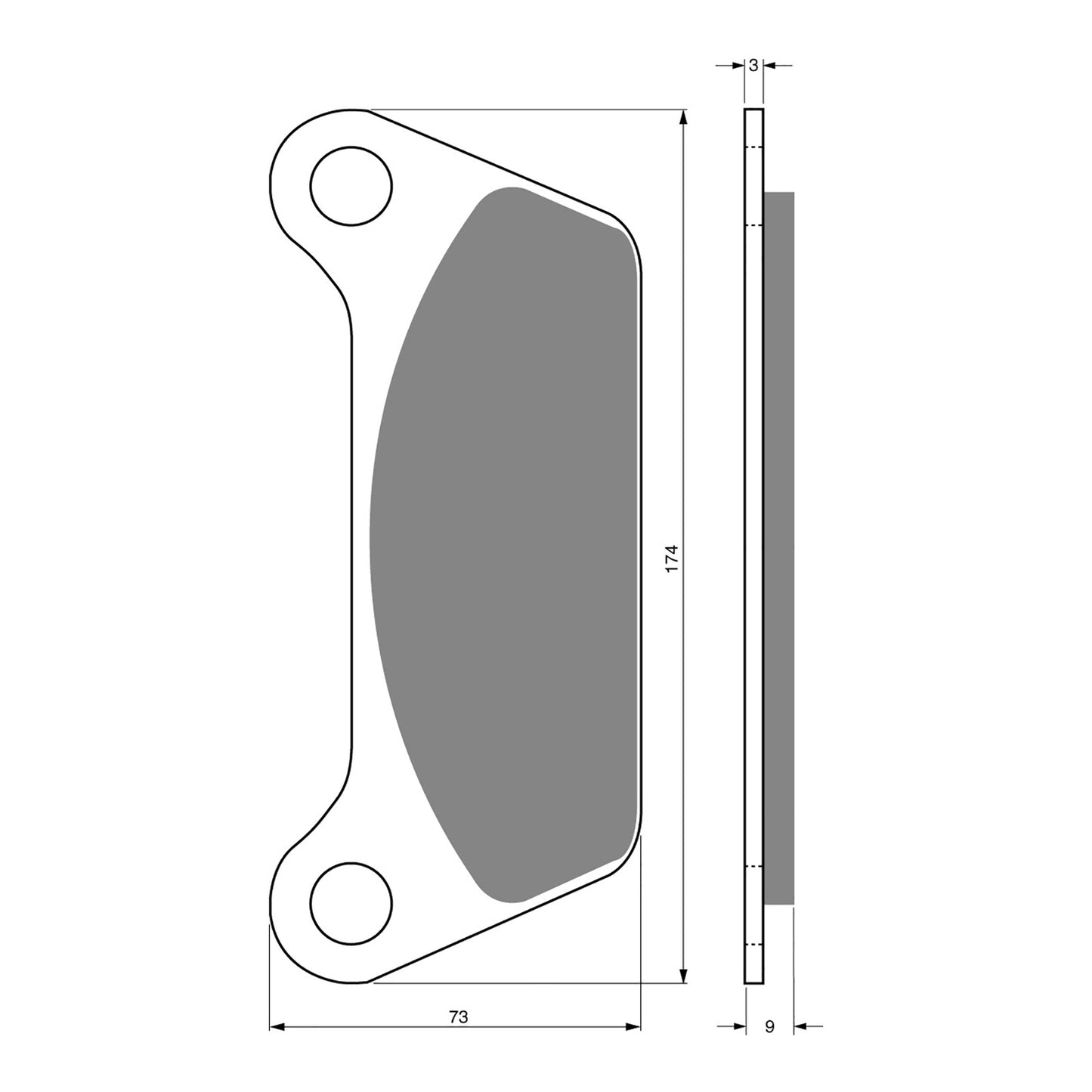 GOLDfren Brake Pads Sintered Sports GF061 - S3 (P137)