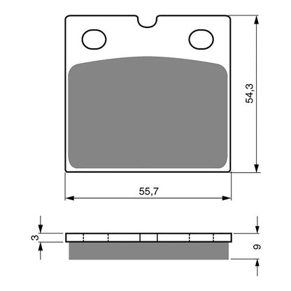 GOLDfren Brake Pads Sintered GF081 - S3 ( PH01 ) (Brembo F08)