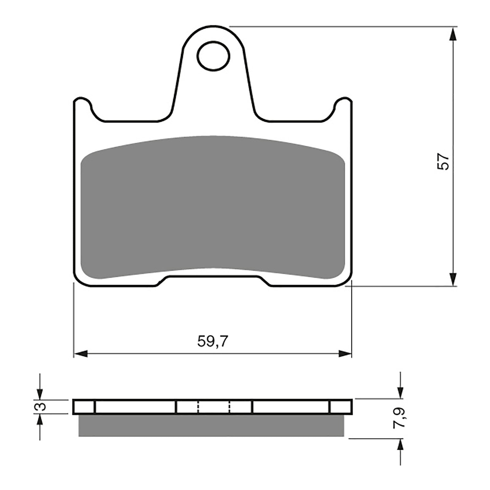 GOLDfren Brake Pads Sintered Sports GF148 - S3 ( PH231 )