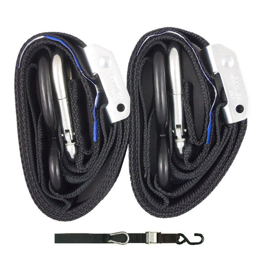 Gorillas Grip Tie Down 38mm S-Hook - Black / Black Loop