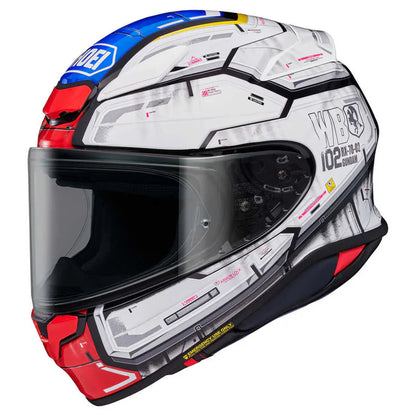 Shoei NXR2 Helmet RX-78-02 Gundam TC-10 - Blue / White / Red