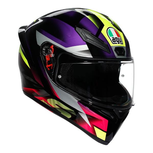 AGV K1 S Fastlap Black/Purple/Pink
