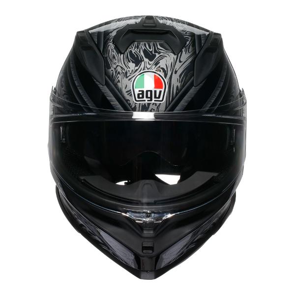 AGV K7 Demascus Black/Silver