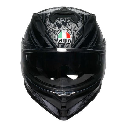 AGV K7 Demascus Black/Silver