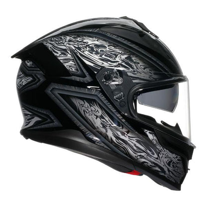 AGV K7 Demascus Black/Silver