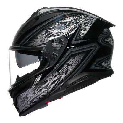 AGV K7 Demascus Black/Silver