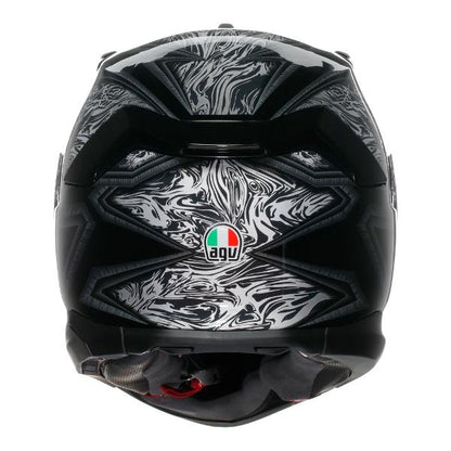 AGV K7 Demascus Black/Silver