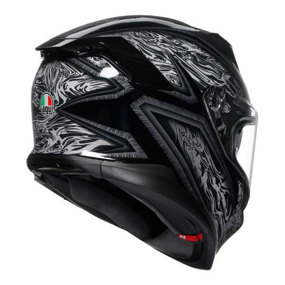 AGV K7 Demascus Black/Silver