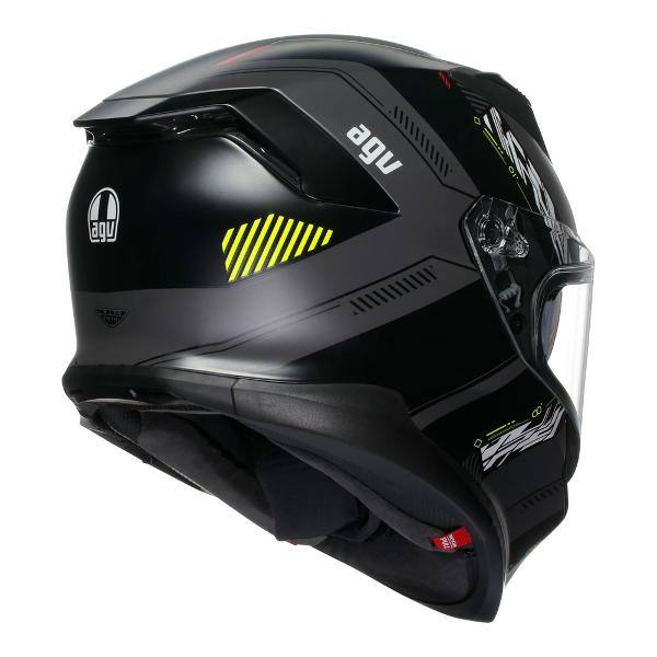 AGV K7 Kyber Matt Grey/Fluoro Yellow