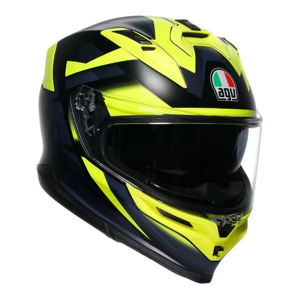 AGV K7 Glimpse Black/Fluoro Yellow