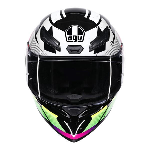 AGV K1 S Punkpulse Black/Purple/Lime