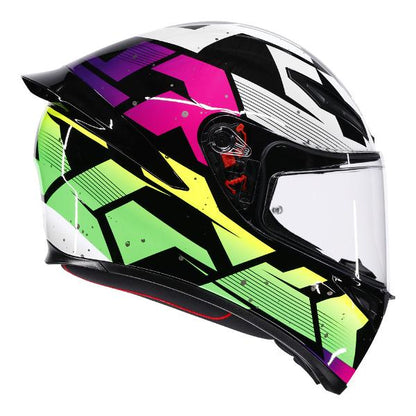 AGV K1 S Punkpulse Black/Purple/Lime