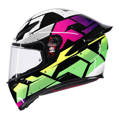 AGV K1 S Punkpulse Black/Purple/Lime