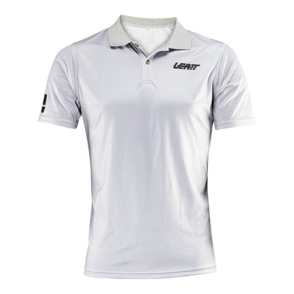 Leatt Team Short Polo Shirt - Steel